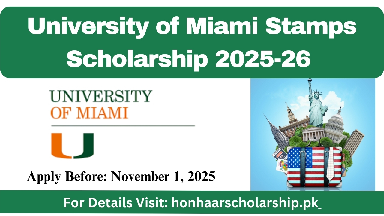 University of Miami Stamps Scholarship 2025-26