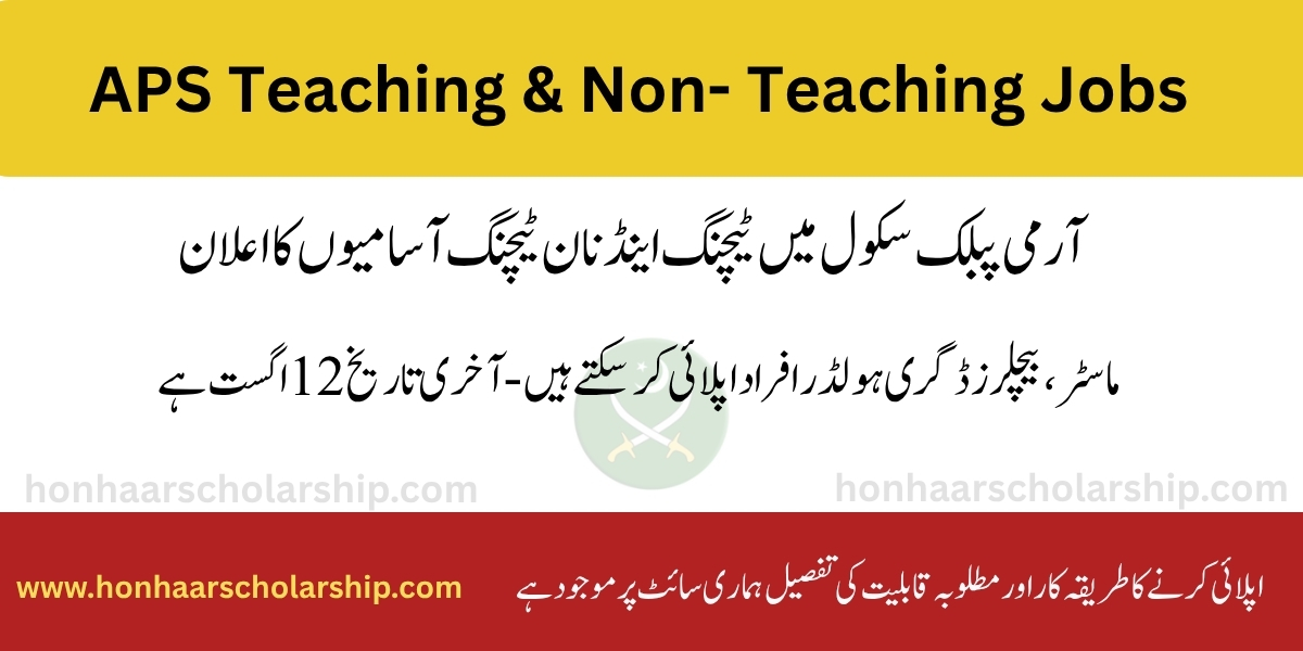Army Public School Jobs 2025