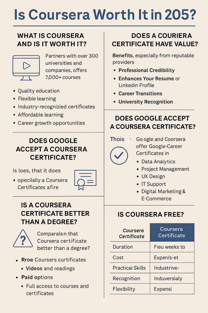 Is Coursera Worth It in 2025